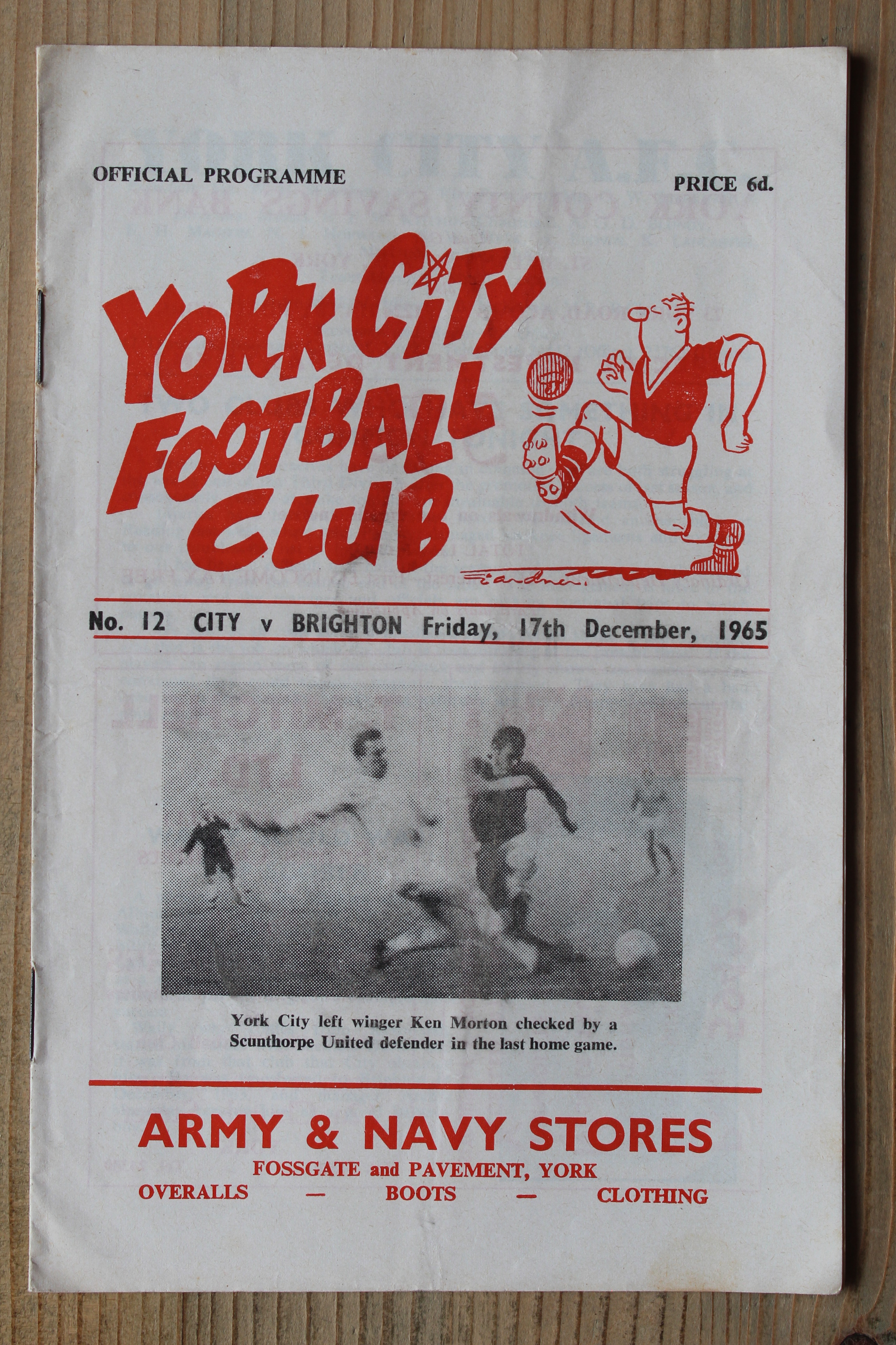 York City FC v Brighton & Hove Albion FC