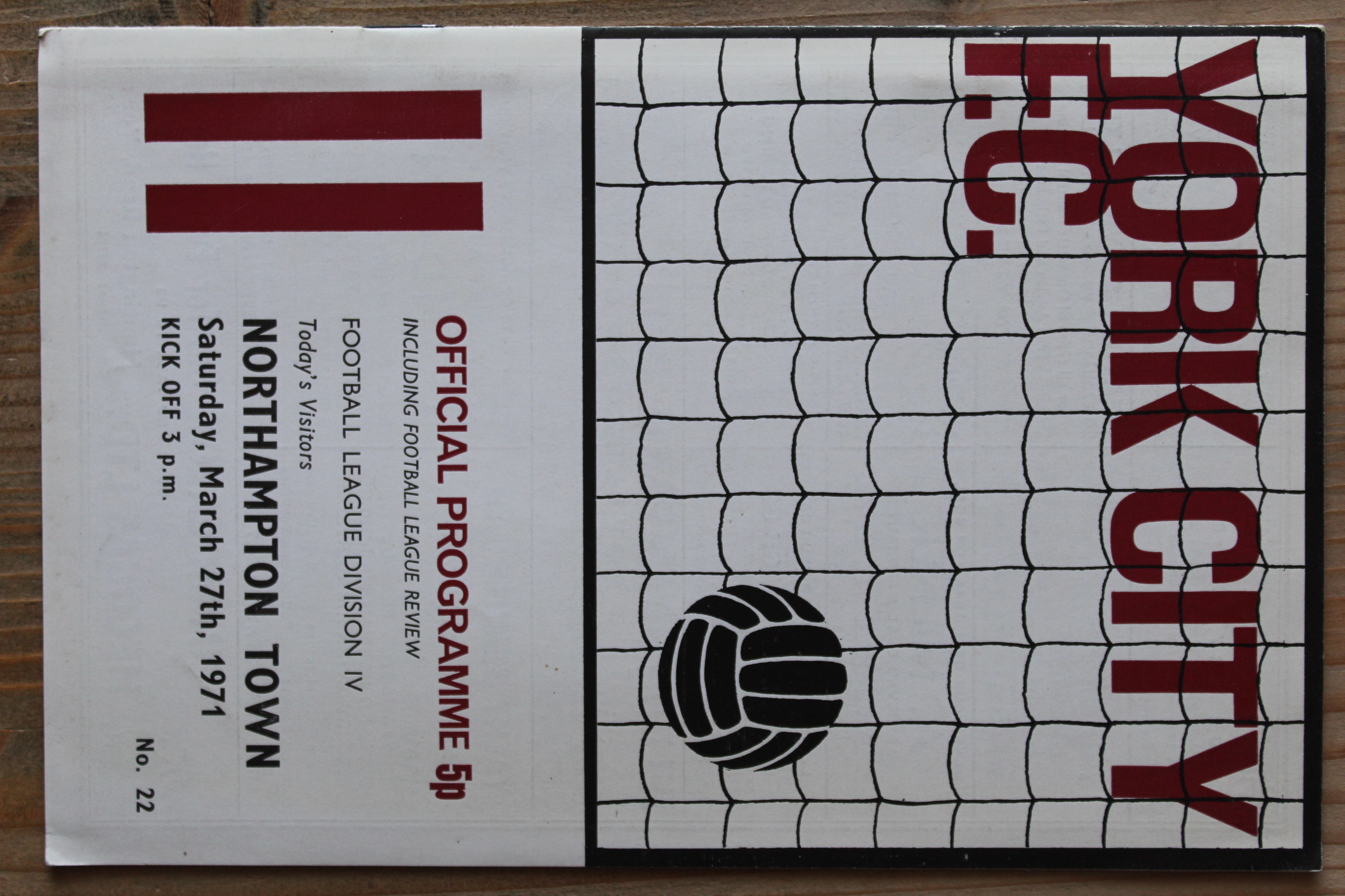 York City FC v Northampton Town FC
