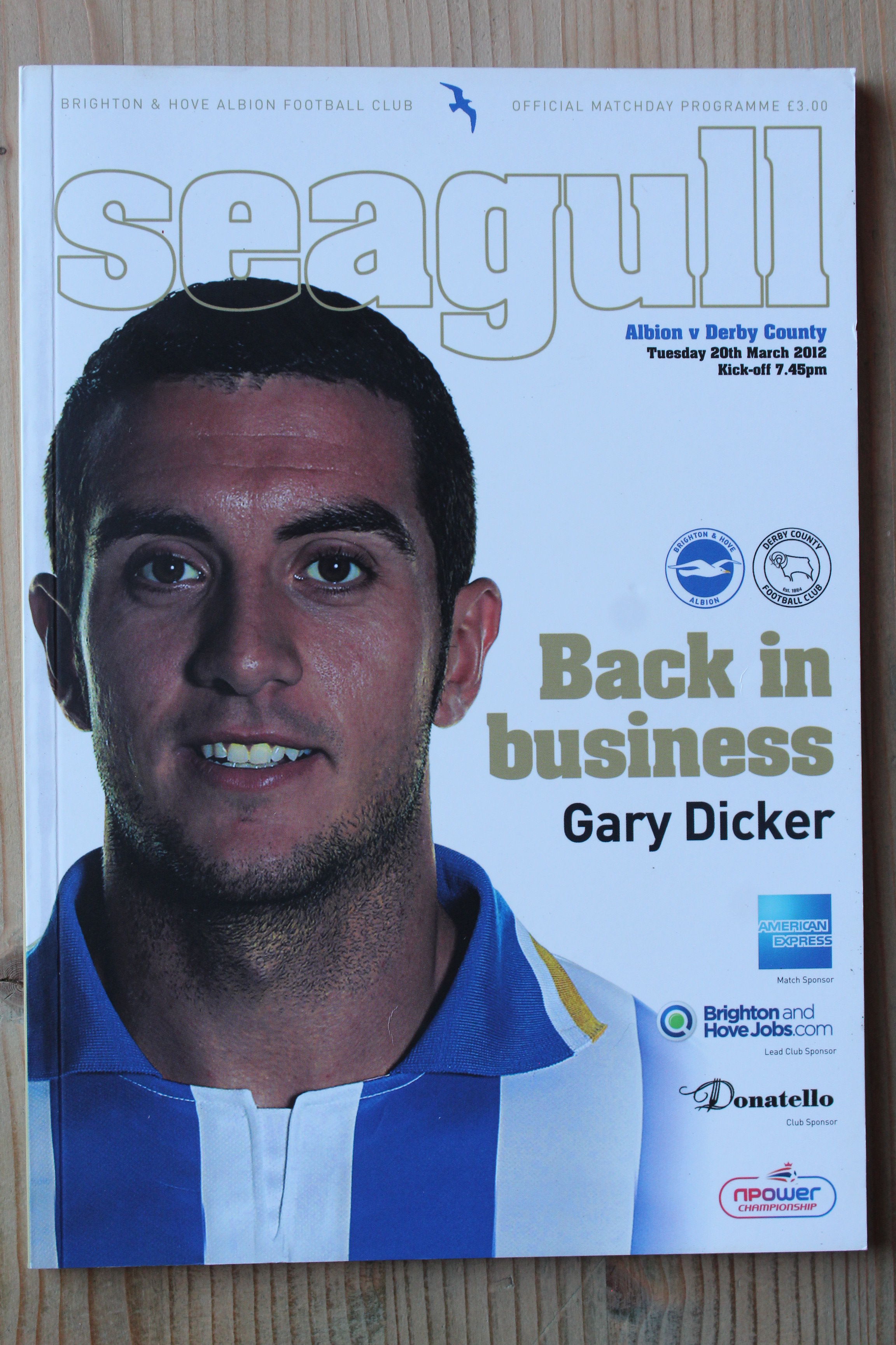 Brighton & Hove Albion FC v Derby County FC