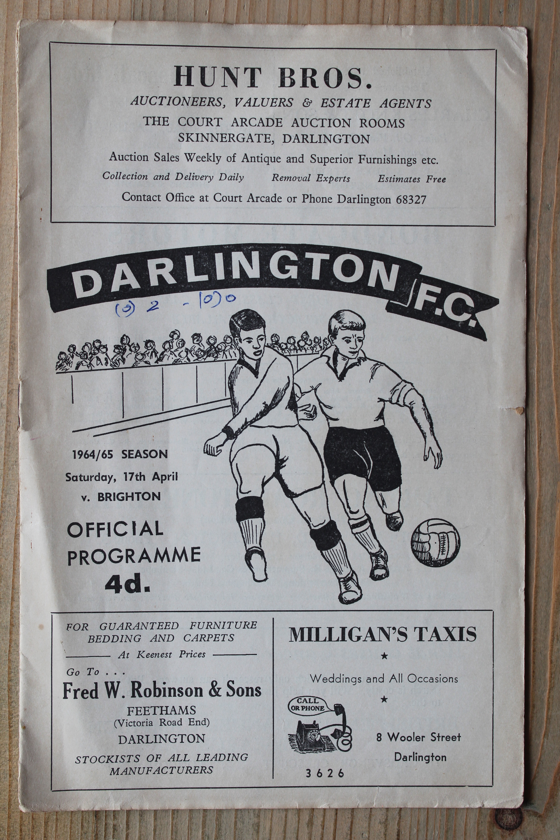 Darlington FC v Brighton & Hove Albion FC