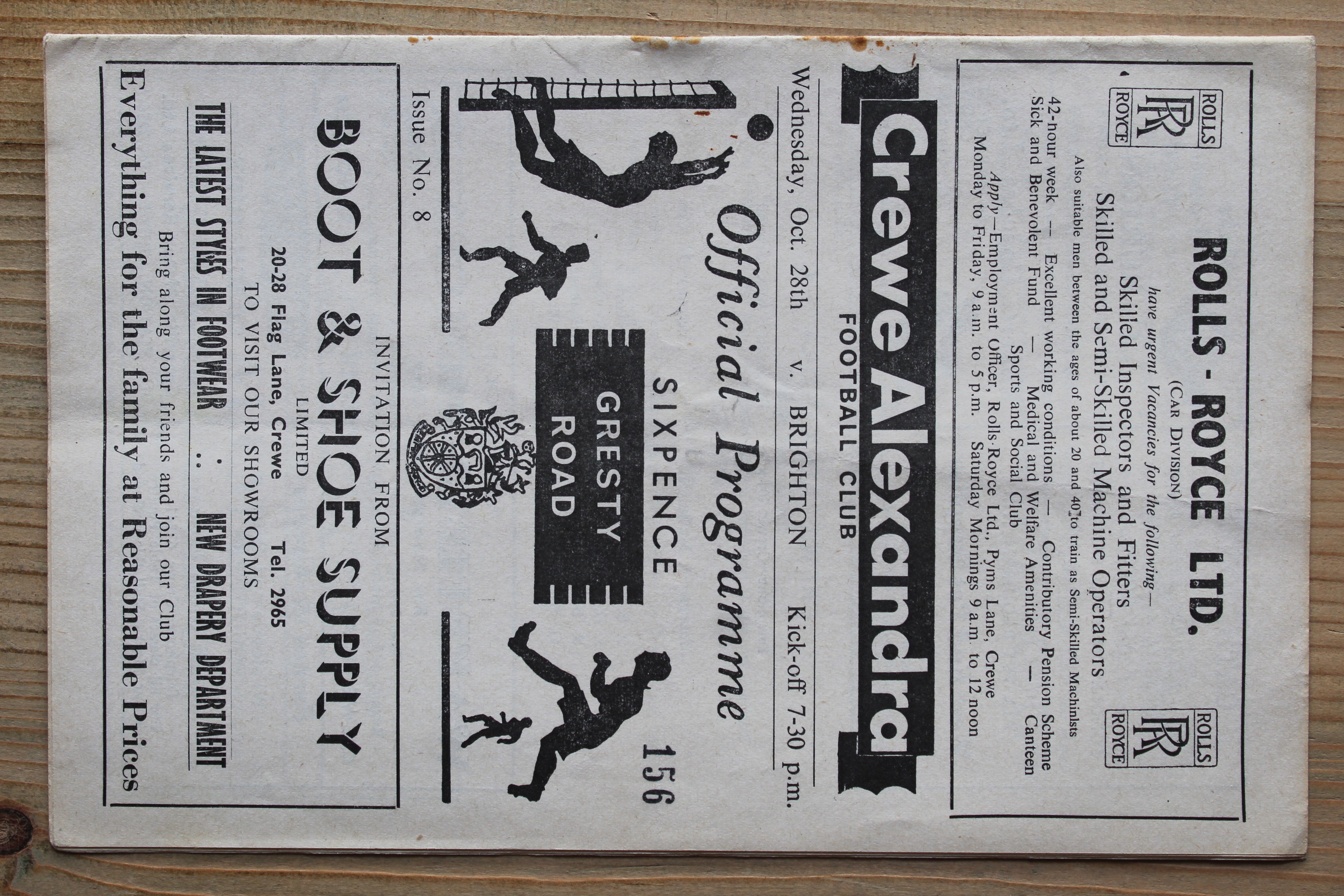 Crewe Alexandra FC v Brighton & Hove Albion FC