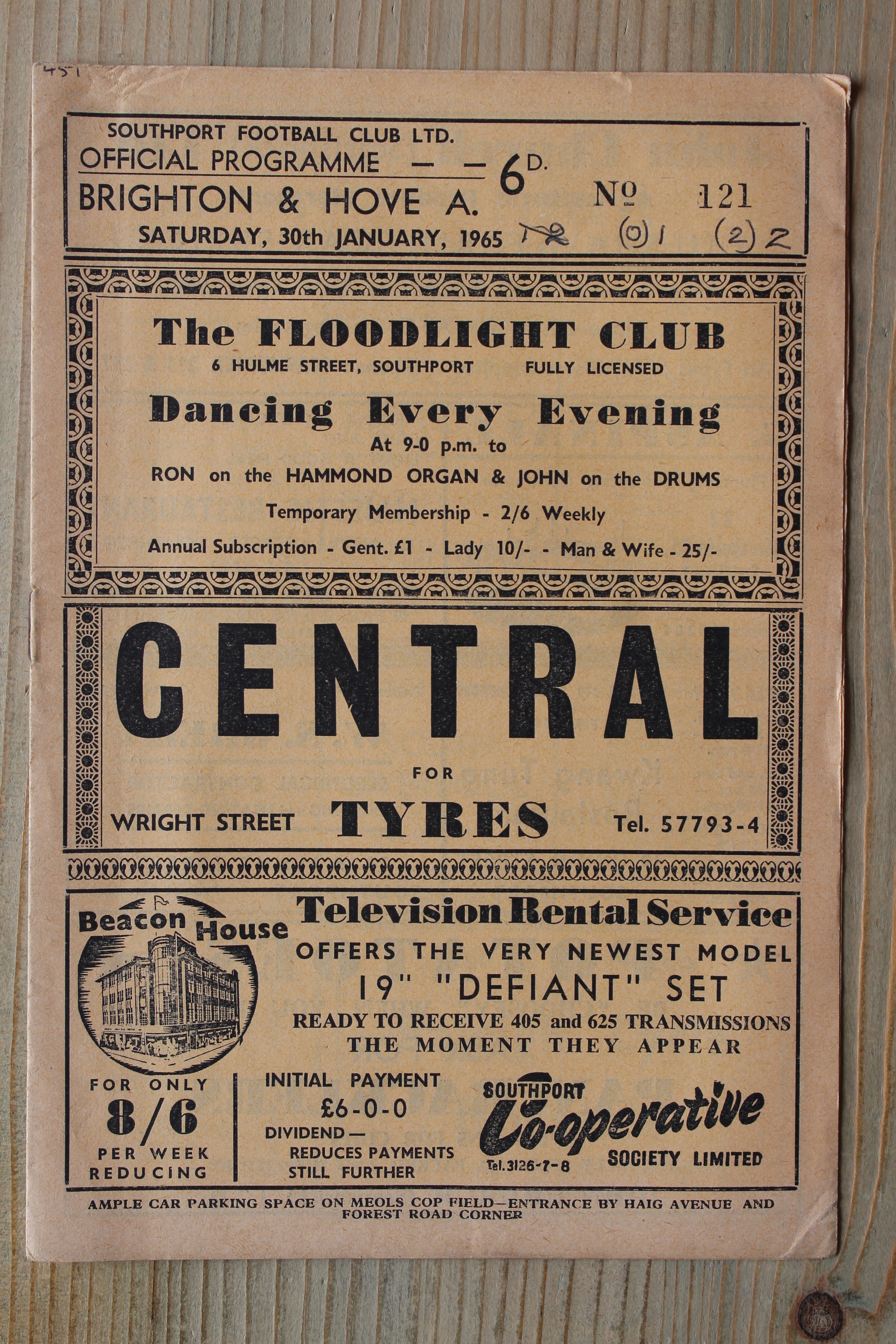 Southport v Brighton & Hove Albion FC