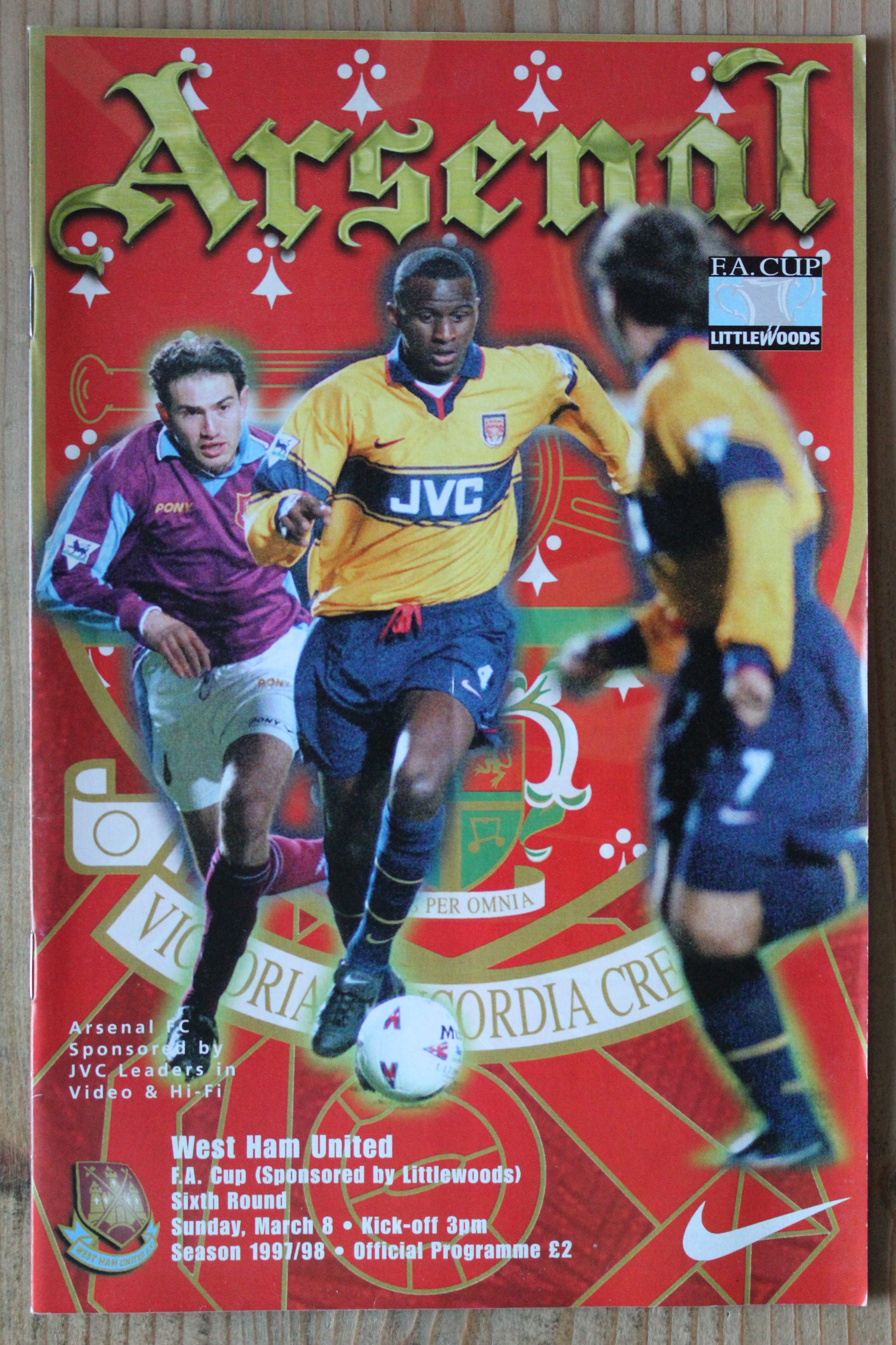 Arsenal FC v West Ham United FC