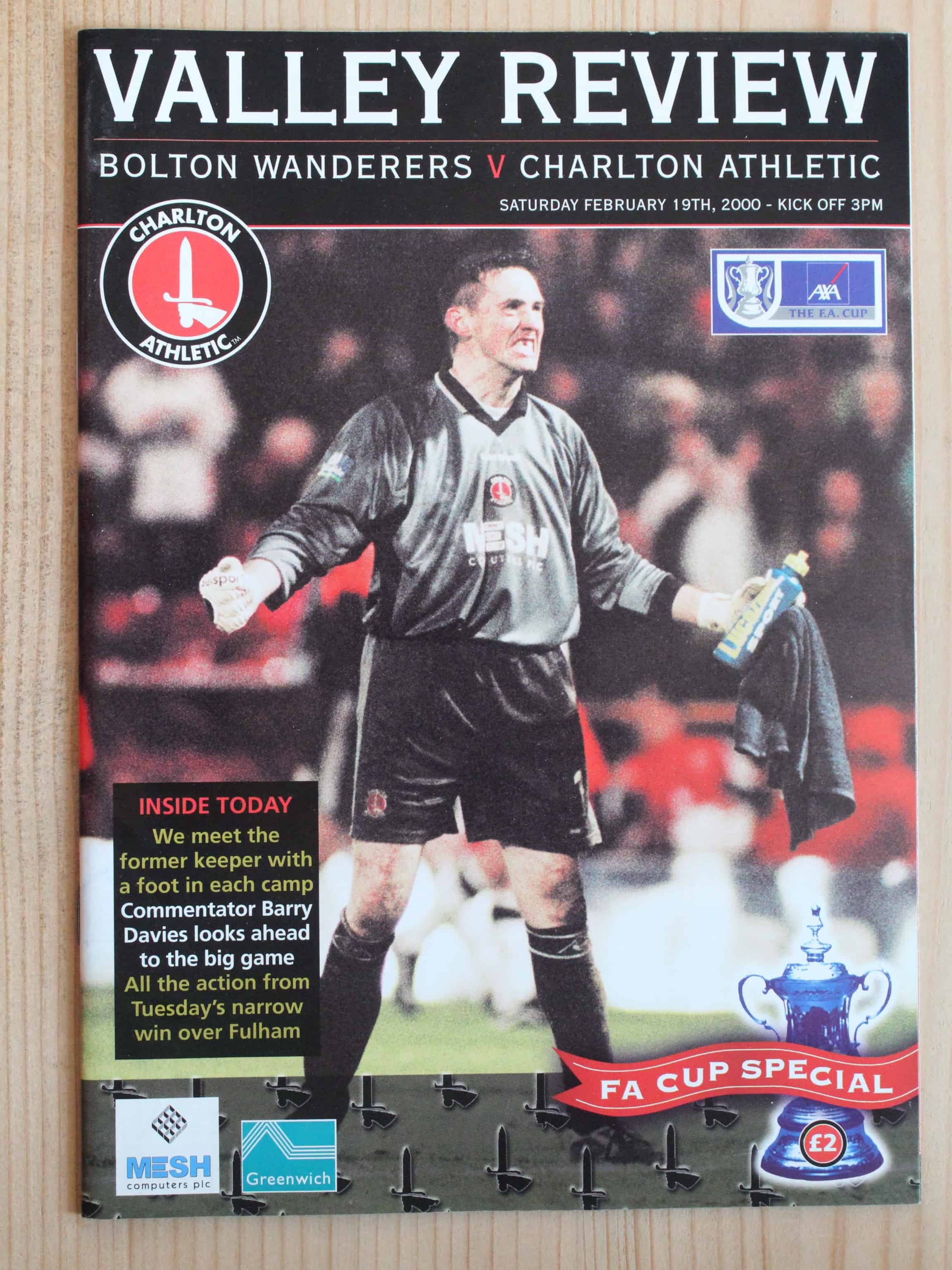 Bolton Wanderers FC v Charlton Athletic FC