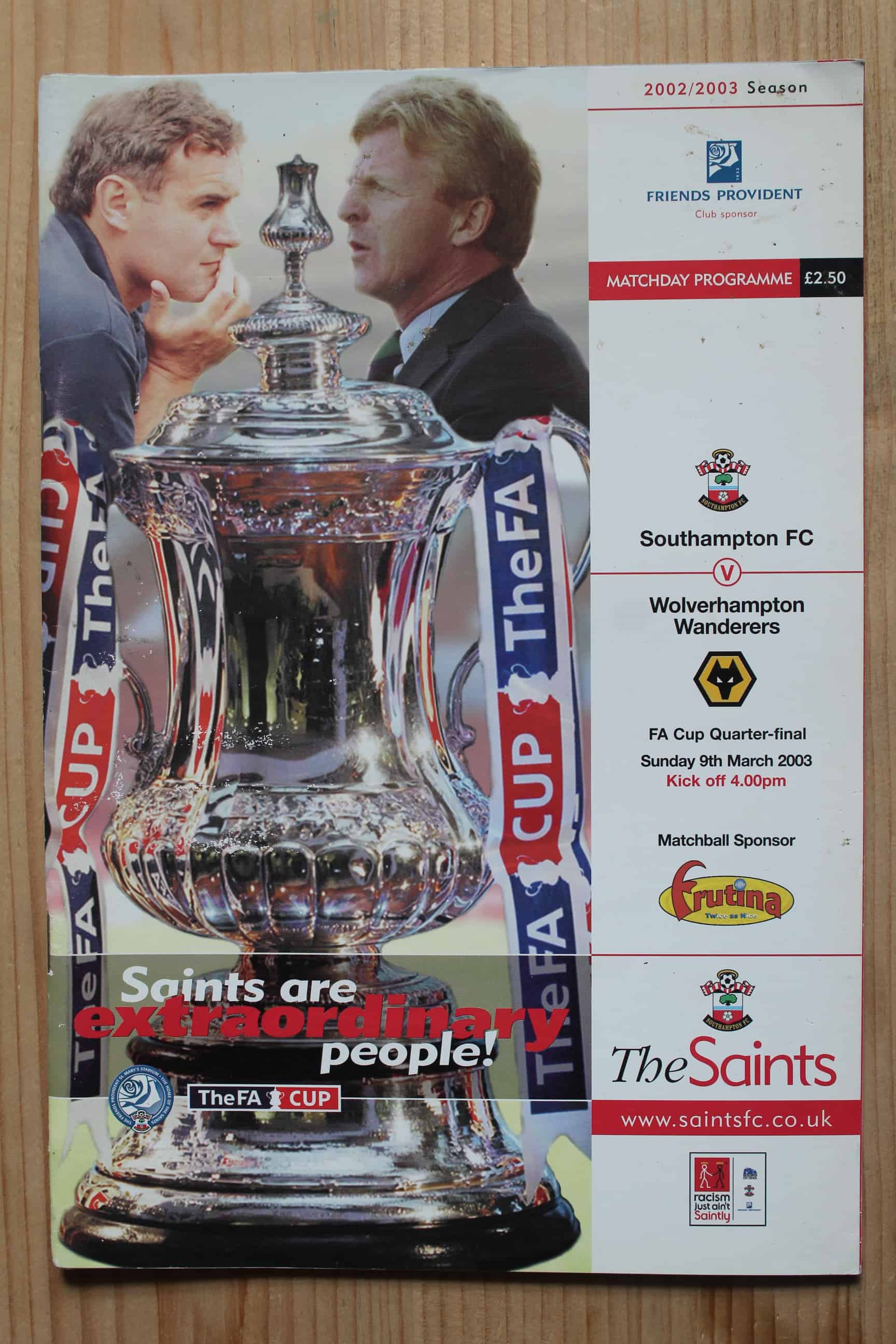 Southampton FC v Wolverhampton Wanderers FC