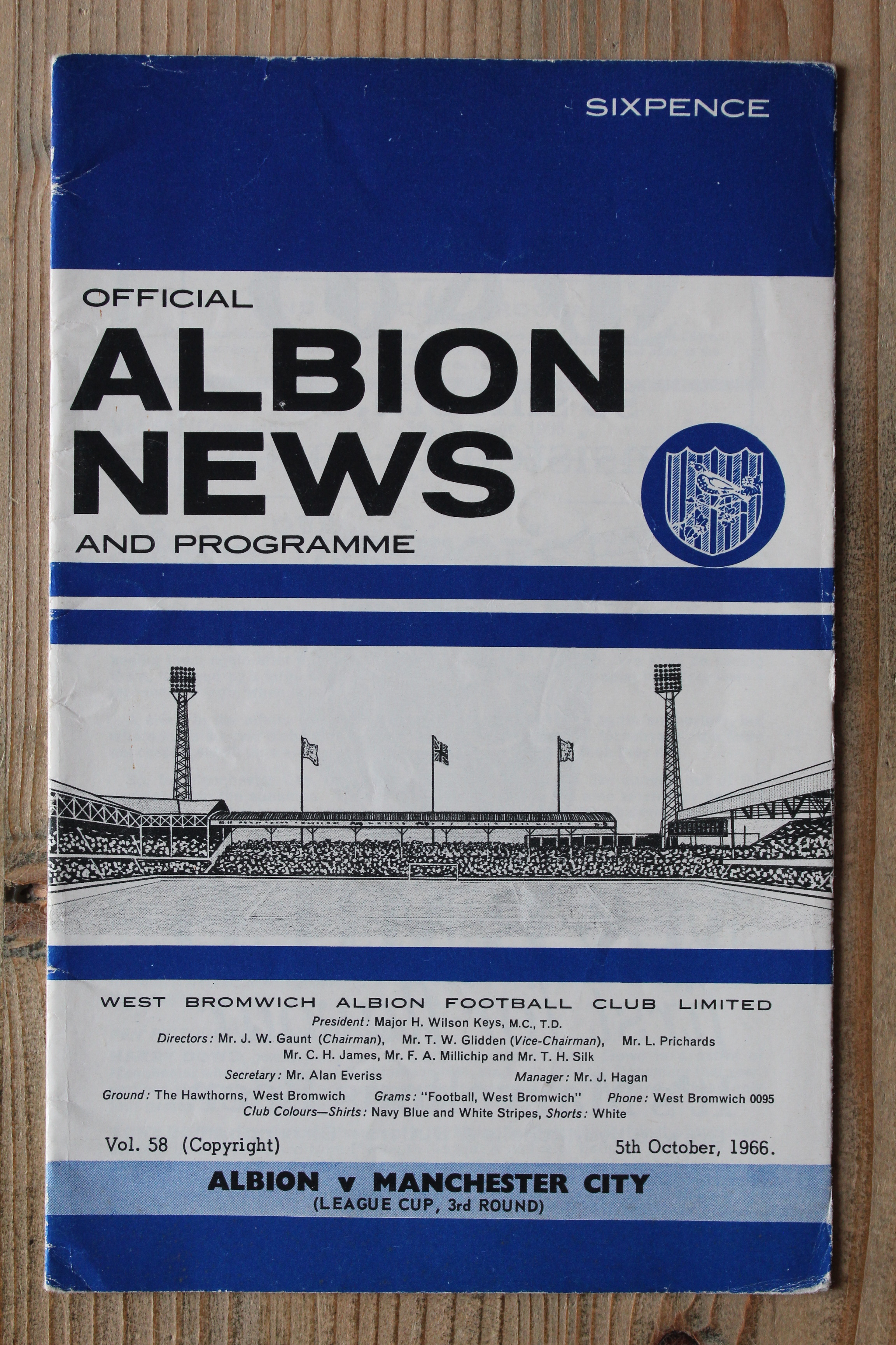 West Bromwich Albion FC  v Manchester City FC