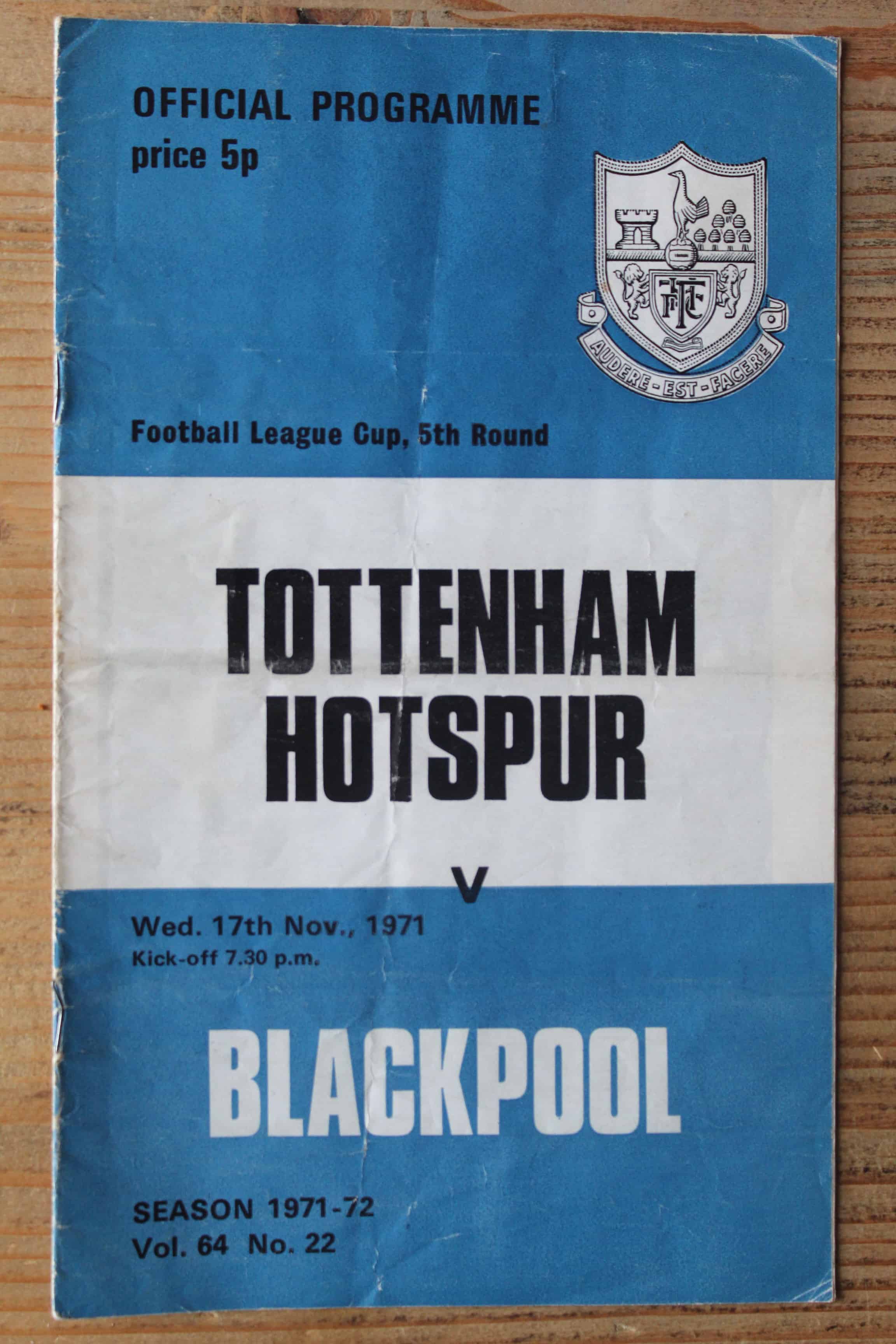 Tottenham Hotspur FC v Blackpool FC