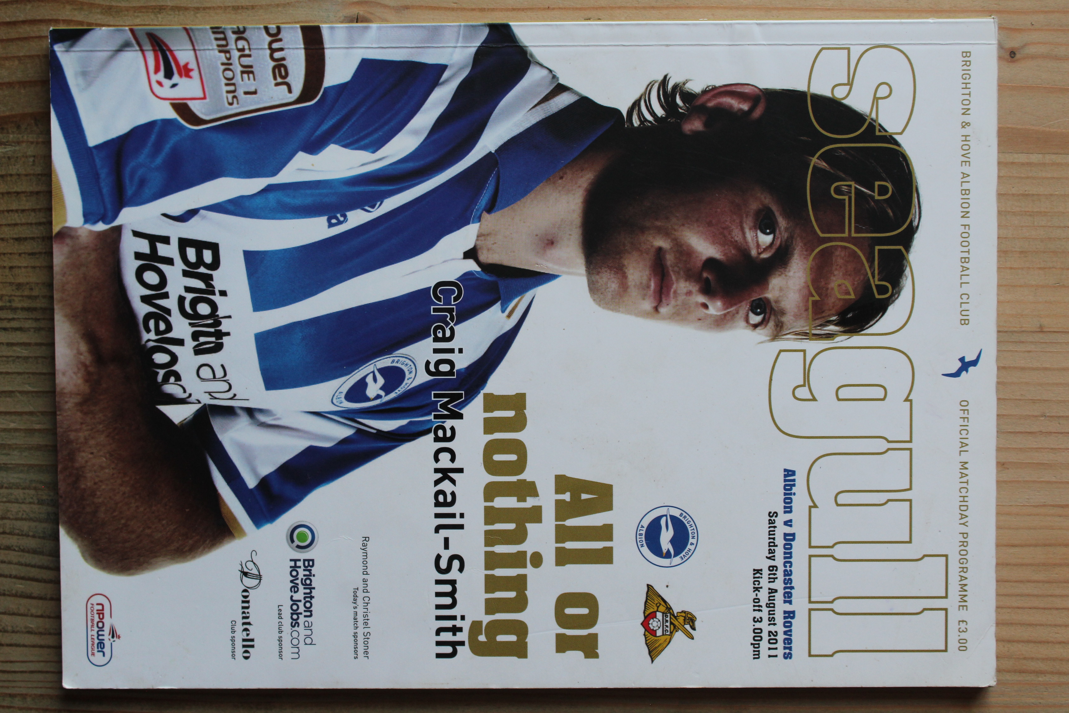 Brighton & Hove Albion FC v Doncaster Rovers FC