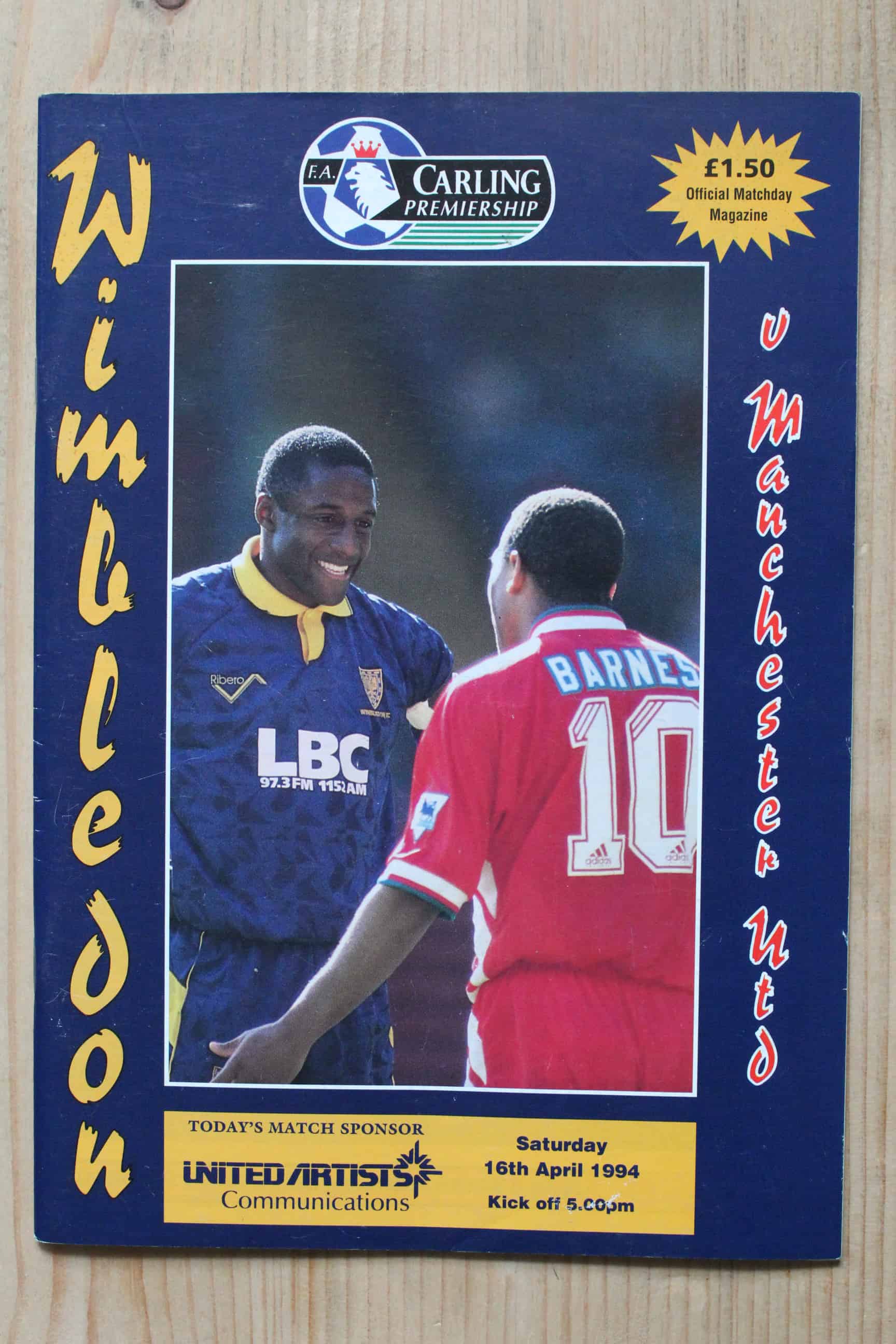 Wimbledon v Manchester United FC