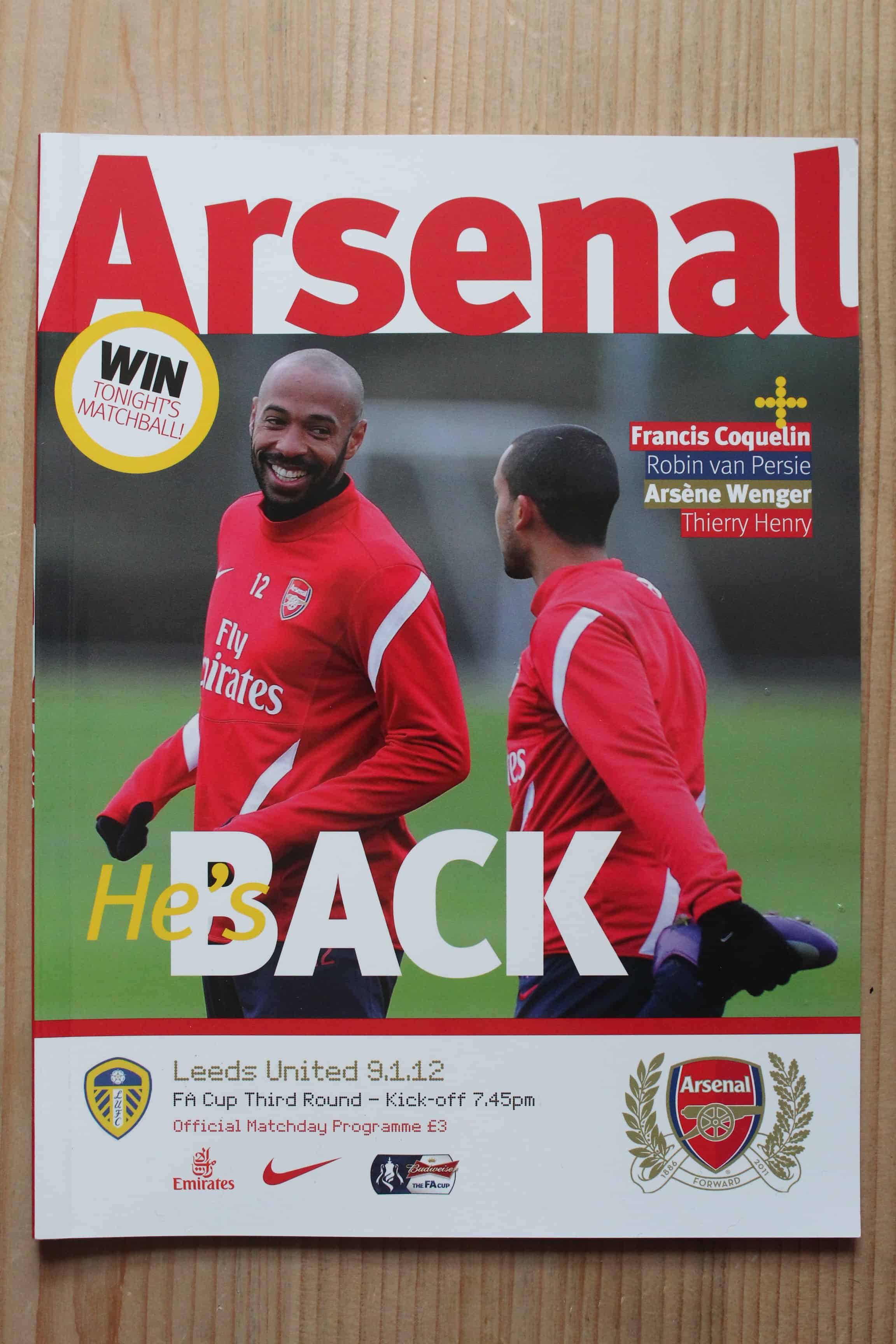Arsenal FC v Leeds United FC