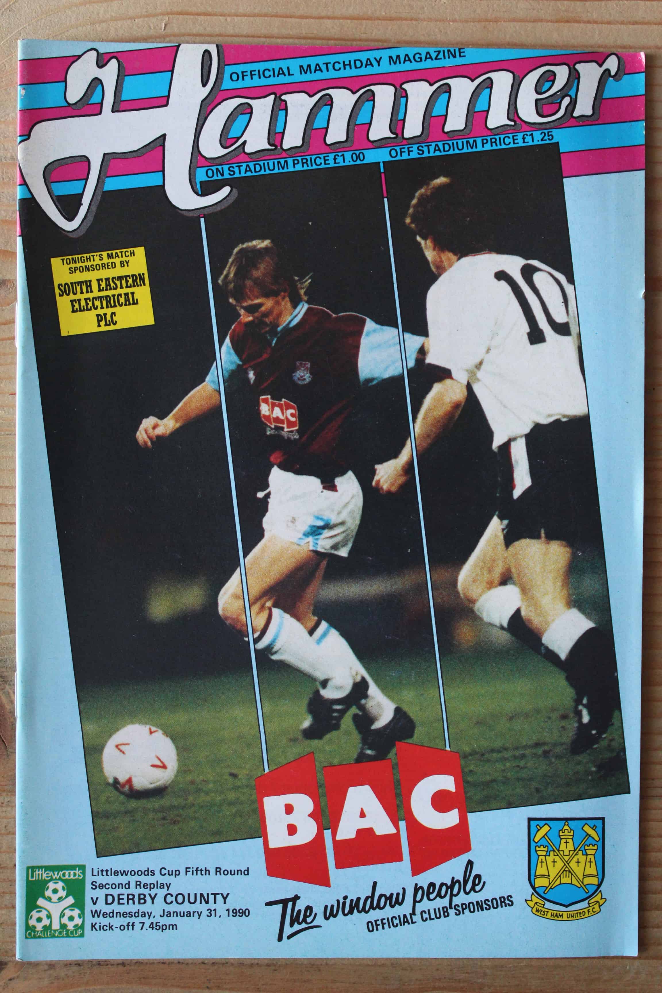 West Ham United FC v Derby County FC