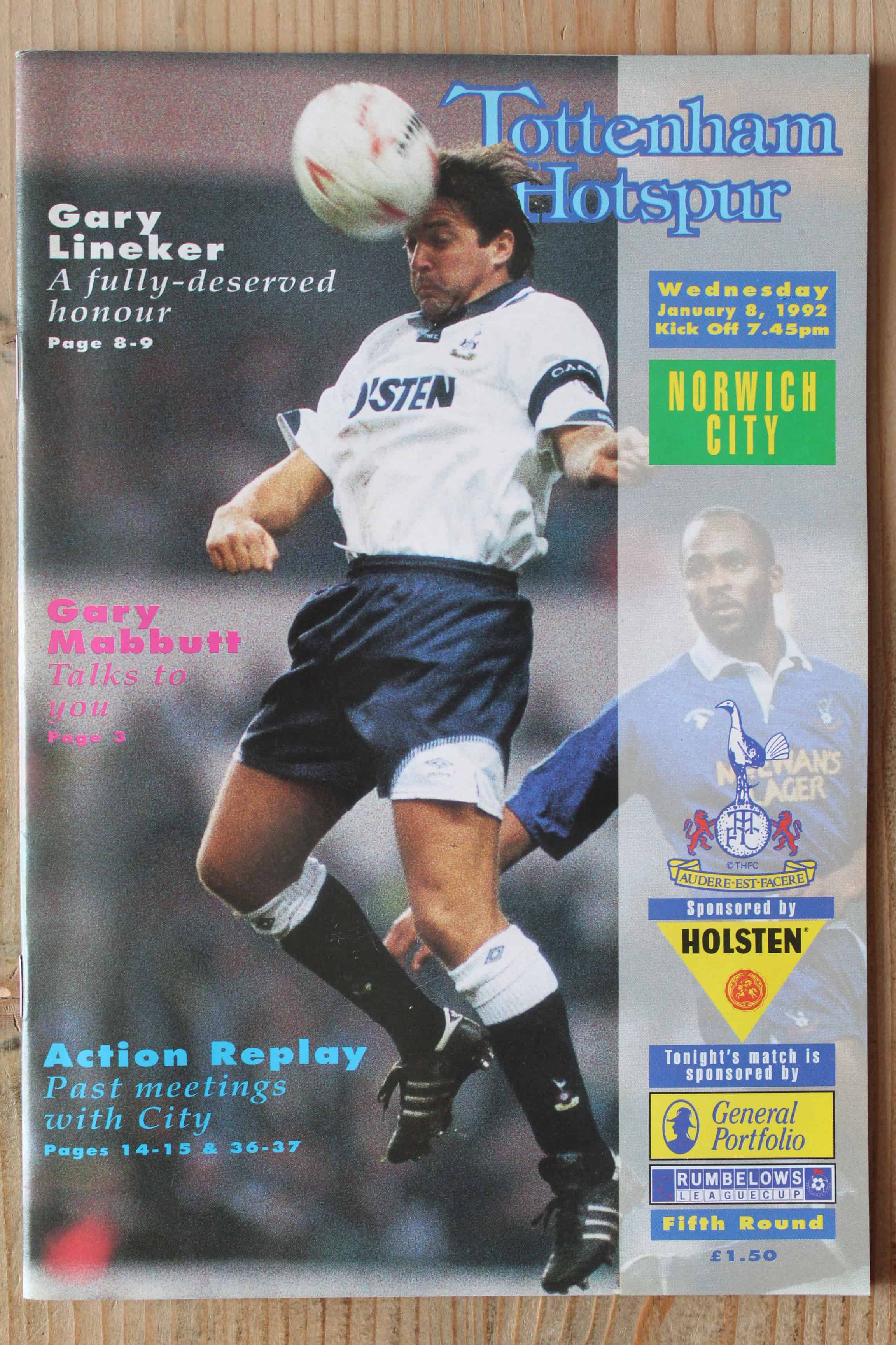 Tottenham Hotspur FC v Norwich City FC