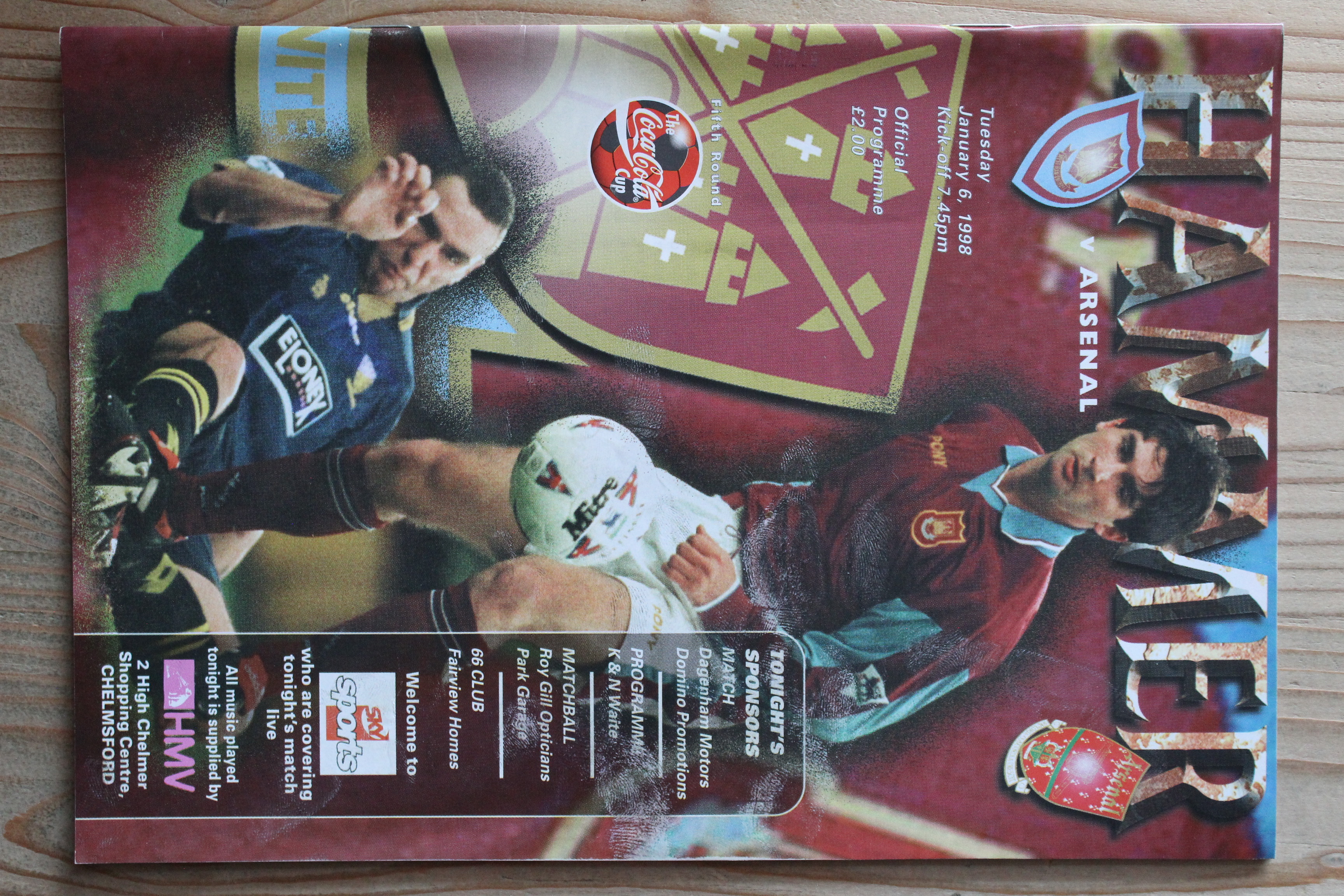 West Ham United FC v Arsenal FC