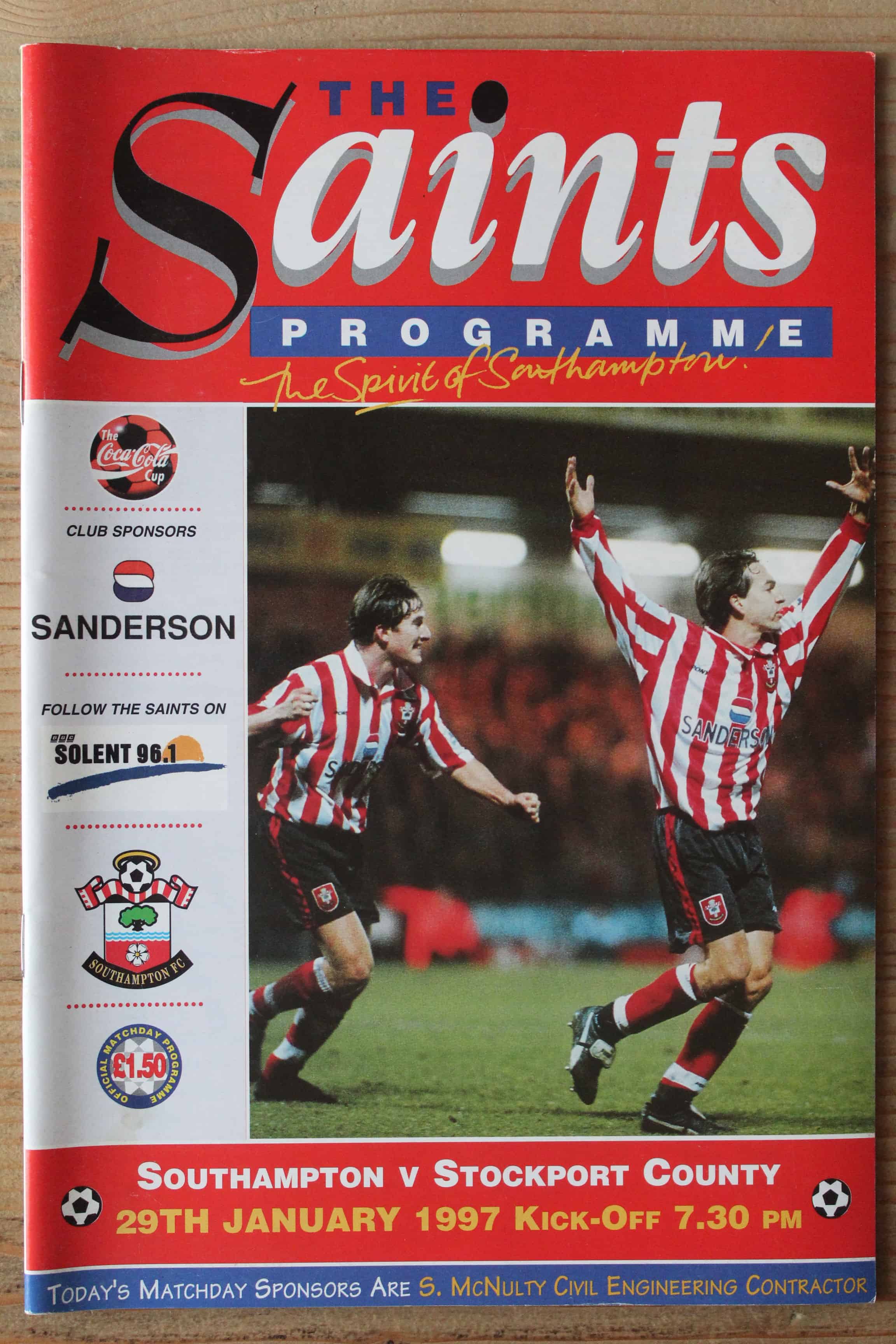 Southampton FC v Stockport County FC