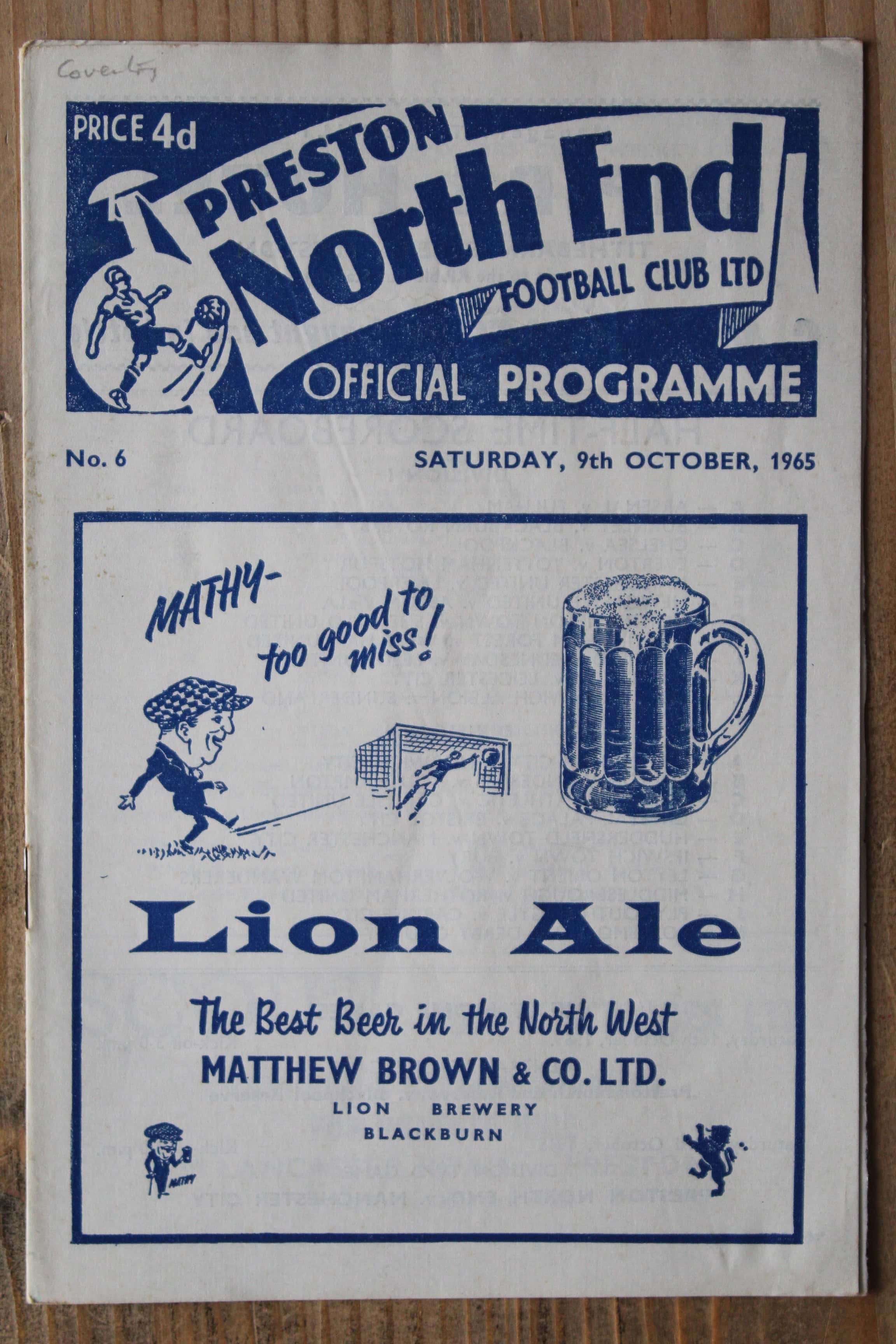 Preston North End FC v Coventry City FC
